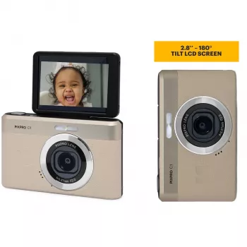 KODAK PIXPRO C1 Kompaktkamera mit Mobile Screen C1 Beige
