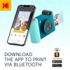 Kodak SMILE+ Instant Print Camera, 2x3'', Blue