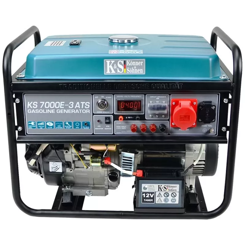 KÖNNER & SÖHNEN KS7000E-3ATS Benzin-Generator 230/400V mit ATS