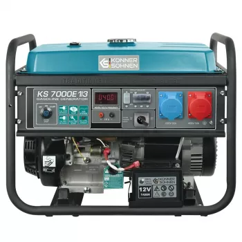 KÖNNER & SÖHNEN Benzingenerator 5,0 kW 230/400V Elektrostart AVR VST KS7000E-1/3