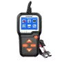 KONNWEI KW650 Batteriemessgerät - 6V/12V/24V Auto-Batterieanalysator mit Farb-LCD, Start- und Ladesystemtest, 100-2000 CCA, Multi-Standard (CCA, DIN, EN, IEC, JIS, SAE)