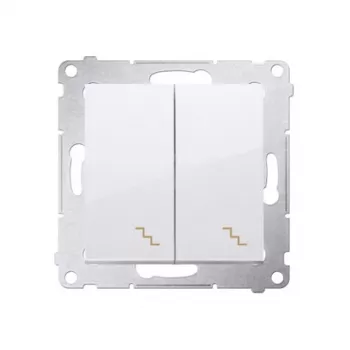 KONTAK-SIMON SIMON 54 Modul Weiß Universal Treppenschalter 2x Schraubklemmen 10AX 250V