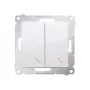 KONTAK-SIMON SIMON 54 Modul Weiß Universal Treppenschalter 2x Schraubklemmen 10AX 250V
