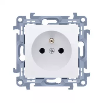 KONTAK-SIMON Simon 54 Premium Einzel-Schutzkontaktsteckdose 16A 250V Weiß Schraubklemmen