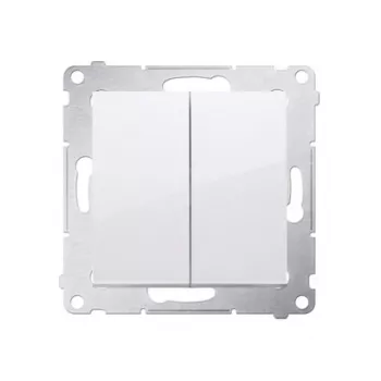 KONTAK-SIMON Simon 54 Serie Schaltermodul, Weiß, Federklemmen, 10AX 250V, 2-polig