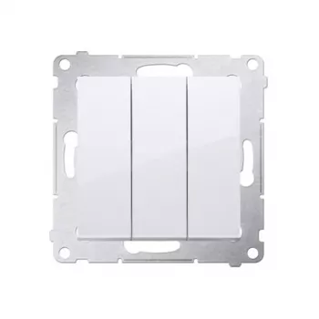 KONTAK-SIMON Simon 54 Weißes Schaltmodul 10AX 250V mit Federklemmen
