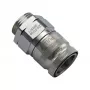 Koolance QD3 Schnellkupplung, 10mm Schlauchtülle mit G1/4 inch Außengewinde auf Schnellkupplung - Nickel