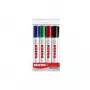 Kores K MARKER Whiteboard- & Flipchart-Marker-Set, Keilspitze 3-5 mm, verschiedene Farben, 4er-Pack M20845