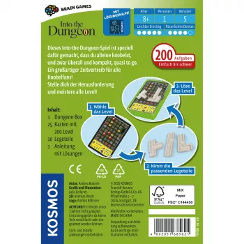 Kosmos Into the Dungeon Brain Games Logik-Puzzle-Spiel