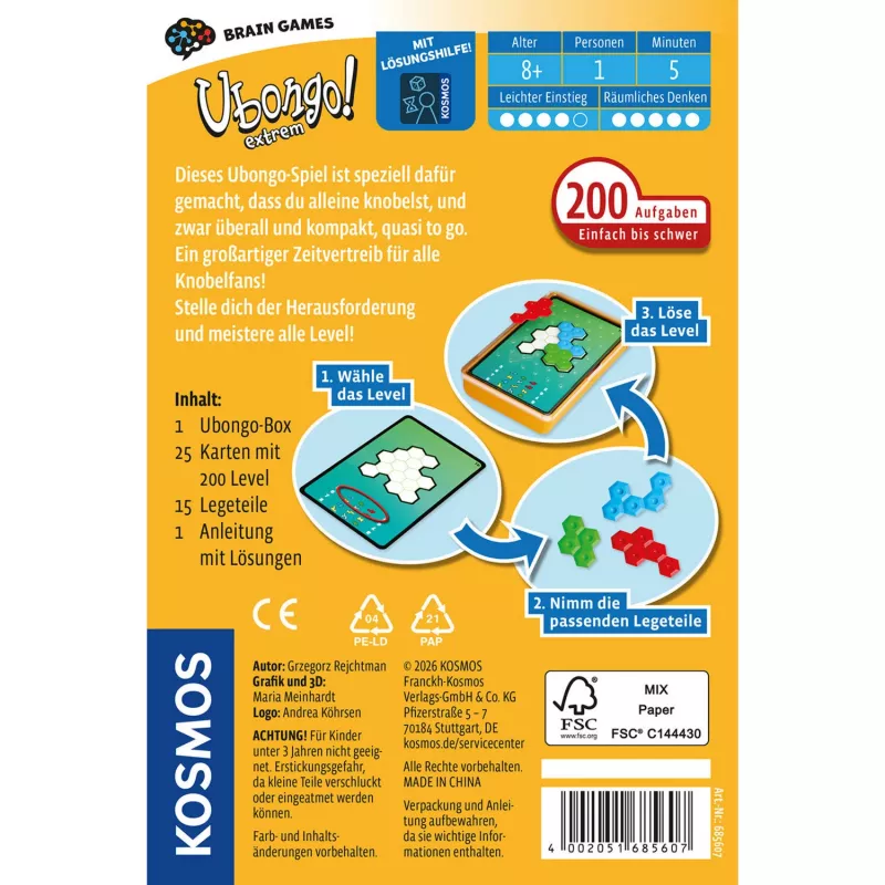 Kosmos Ubongo! Extrem Brain Games