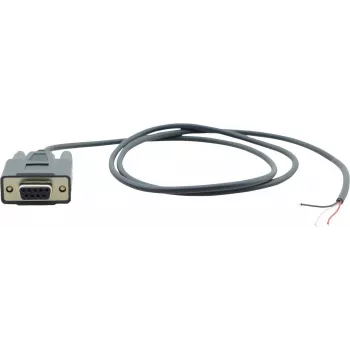 Kramer Electronics C-D9F/OPEN RS-232 Steuerkabel, DB9 Buchse auf offenes Ende, 3 m, Schwarz 95-0210010
