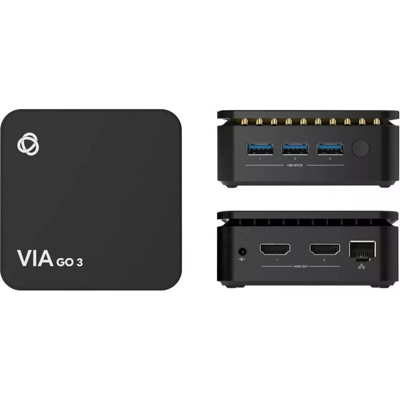 Kramer Electronics VIA GO3 Wireless 4K Presentation System (16 GB, HDMI, Wi-Fi, AirPlay, Miracast, Google Cast)