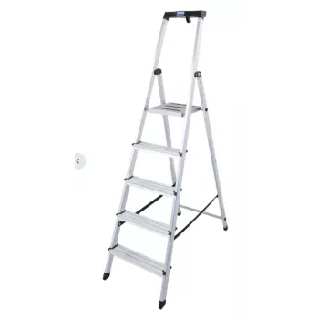 KRAUSE Sicherheitsleiter 5 Stufen Haushalt