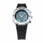 KRONOS K789.CN.5C Unisex Analog-Quarzuhr 40,5mm Edelstahlgehäuse Schwarzes Lederarmband