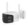 Kruger&Matz Connect C130 Outdoor-WLAN-Pan-Tilt-Kamera 4MP mit Tuya Smart Life, IP66, Nachtsicht, Zwei-Wege-Audio
