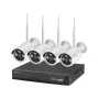 Kruger&Matz Connect C200 Tuya WiFi Monitoring Kit – Smart-Home-Alarmsystem mit Gateway, PIR-Bewegungsmelder, Tür-/Fensterkontakt und Fernbedienung