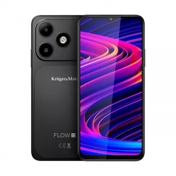 Kruger&Matz FLOW 12 Smartphone 16,5 cm (6,52 Zoll) HD+ 4GB RAM 64GB Speicher Dual-SIM Android 12 Schwarz