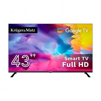 Kruger&Matz KM0243FHD-G2 43 inch Full HD Google TV mit DVB-T2/S2/T/C H.265 HEVC
