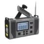 Kruger & Matz KM0838 Solarbetriebenes Notfallradio mit 10000mAh Powerbank, LED-Taschenlampe, Dynamokurbel, AM/FM/NOAA, SOS-Alarm