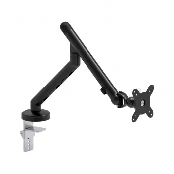 Kruger & Matz Warrior GU-100 Monitorhalterung - Einzelarm, Tischklemme/Durchführung, Schwarz