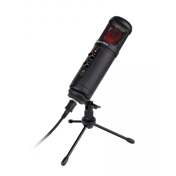 KRUGER & MATZ Warrior GV-100 USB Gaming- und Vlogging-Mikrofon
