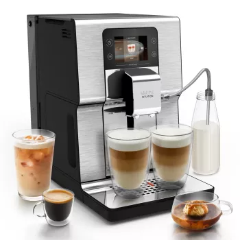 KRUPS EA879E Intuition Experience Hot&Cold Vollautomatische Kaffeemaschine Silber