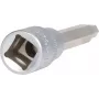 KS TOOLS 1/2 Zoll Innen-Sechskant-Bit-Stecknuss, lang, 7 mm (911.1327)