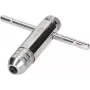 KS TOOLS 1/4 Zoll Sechskant-Bithalter mit umschaltbarem Ratschenkopf, 85mm, 72 Zähne, Chrom-Vanadium, DIN 3126 / ISO 1173 331.0660