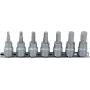 KS TOOLS 1/4 Zoll Innen-Sechskant-Bit-Steckschlüssel-Set, 7-teilig, 2,5-8 mm (911.1544)