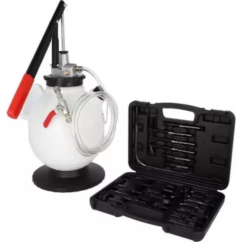KS Tools 150.9105 Universal-Getriebeöl-Einfüllsystem-Set mit 23-teiligem Adapter-Kit