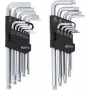 KS TOOLS 22-teiliges Inbusschlüssel- und TORX-Schlüsselset mit Kugelkopf und Halter