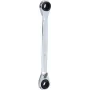 KS TOOLS 503.4541 GEARplus Umschalt-Ringratschenschlüssel-Set, 4-in-1, 8x9x10x11 mm, Chrom-Vanadium