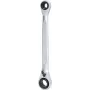 KS TOOLS Doppel-Ringratschenschlüssel-Set, 10 x 13 mm & 17 x 19 mm, 4-in-1 BT013901