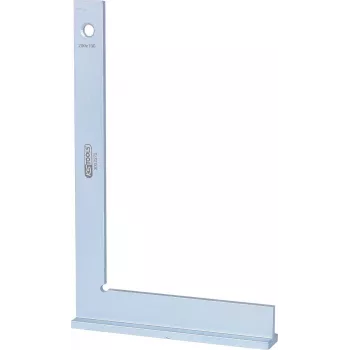 KS TOOLS Winkelmesser 200mm DIN 875/II präzisionsgeschliffen gehärteter Stahl 300.0272