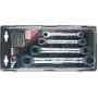 KS TOOLS GEARplus TX-E Doppel-Ringratschenschlüssel-Set, 4-teilig (503.4364)