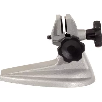 KS TOOLS Mikrometerständer für Außenmikrometer bis 100 mm, Gusseisen-Sockel, verchromte Spannbacken, rutschfeste Füße 300.0680