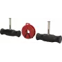 KS Tools Einziehdraht-Griff-Set, 3-teilig, flexible Federstahlschäfte, ergonomische 2-Komponenten-Griffe, 160/180/200 mm, BT681150