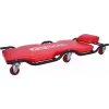 KS TOOLS Werkstatt-Rollbrett, 1160x540mm, 150kg Traglast, 6 Lenkrollen, Integrierte Werkzeugablagen, Öl- und Fettbeständig (500.8003)