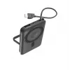 KSIX Magnetic Power Bank 10000 mAh, 22.5W für iPhone und Apple Watch, Grau