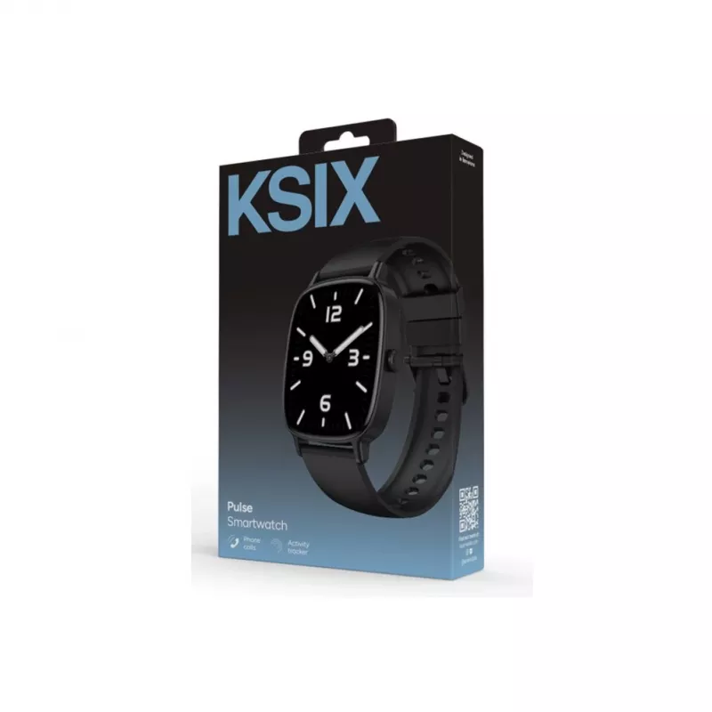 KSIX Smartwatch PULSE, Schwarz