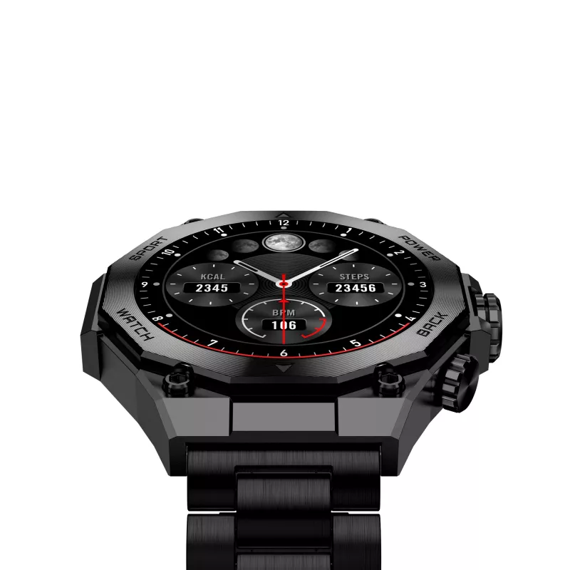 KSIX Smartwatch TITANIUM, Schwarz