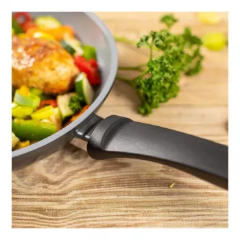 Kuhn Rikon EASY CERAMIC Bratpfannen-Set 24 + 28 cm, Keramik-Antihaft, Induktion, Schwarz
