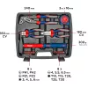 KWB 370733 42-teiliges DIY-Werkzeugset im Koffer (29x34x7 cm)