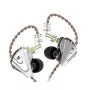 KZ ZSX NO MIC In-Ear Monitor Earphones - 6 Treiber Hybrid, 10mm Dynamisch + 5 BA, Abnehmbares Kabel, 3,5mm L-Stecker, Over-Ear, Zinklegierung & Harz