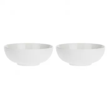 LA PORCELLANA BIANCA Set of 2 Momenti Salatschüsseln - Weiß, 22 cm