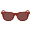 Lacoste Kinder-Sonnenbrille L3643SRG-604 Roter Rahmen Graue Gläser 48mm