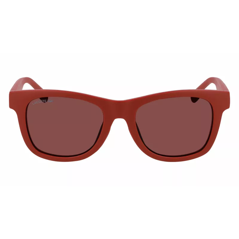 Lacoste Kinder-Sonnenbrille L3643SRG-604 Roter Rahmen Graue Gläser 48mm