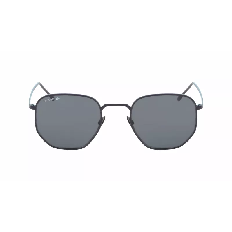 Lacoste L206S-424 Unisex Rechteck-Sonnenbrille Marineblau Grau 51mm