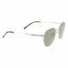 Lacoste L251S-40 Unisex Rechteckige Sonnenbrille Dunkelblauer Rahmen Graue Gläser 52mm