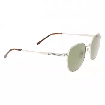 Lacoste L251S-40 Unisex Rechteckige Sonnenbrille Dunkelblauer Rahmen Graue Gläser 52mm